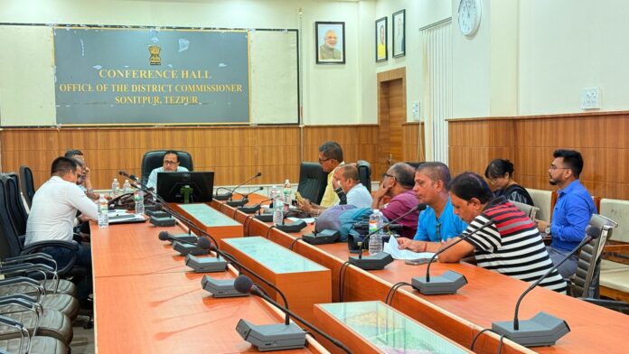 Sonitpur DC Ananda Kumar Das addressed Press at DC’s Conference Hall on 16-09-2025