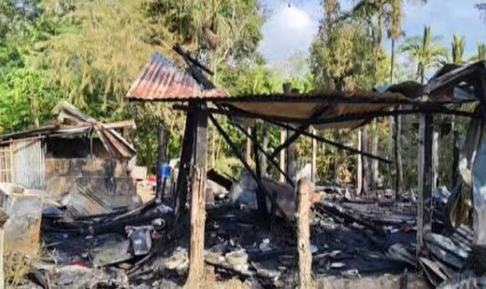 Devastating Fire Destroys Home in Hawaipur