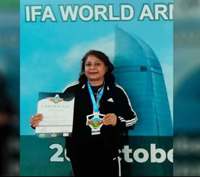 Kosturi Sharmah Wins Double Silver at World Armwrestling Championship