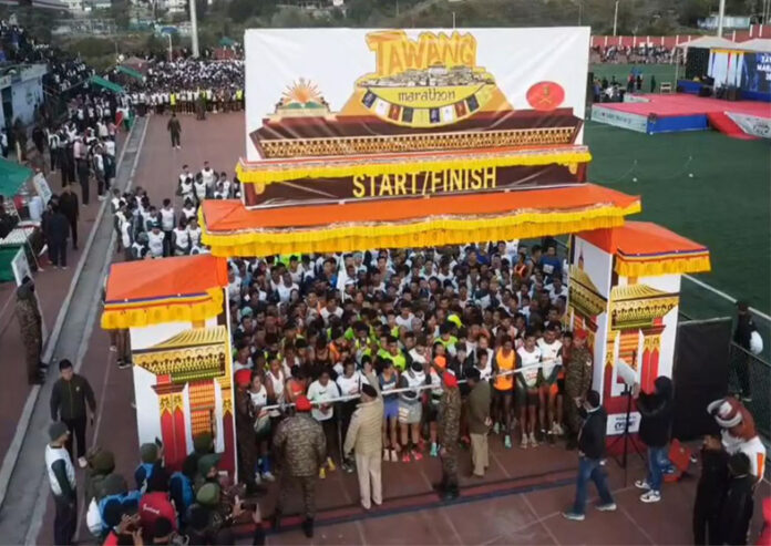 Tawang Marathon 3.0 Running Above the Clouds