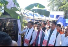 21-Feet Bronze Statue of Homen Borgohain Unveiled in Dhakuakhana