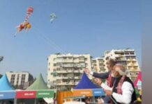 PM Modi, German Chancellor Friedrich Merz Fly Kites at Ahmedabad Festival