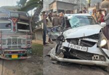 One Killed, Three Injured in Truck–Car Collision in Dhubri