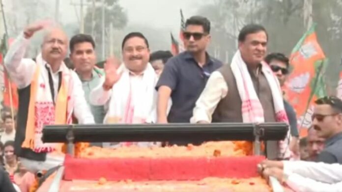 Himanta Biswa Sarma Begins Day 7 of Jana Ashirwad Yatra from Margherita Ahead of 2026 Assam Assembly Polls