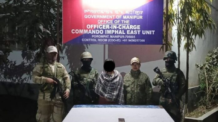 Woman PLA Cadre, Three Others Held in Multiple Security Operations Across Manipur