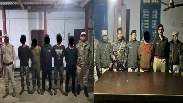 Five Insurgent Cadres Held Near Indo-Myanmar Border, Key Accused in NH-2 Arson Case Arrested in Manipur