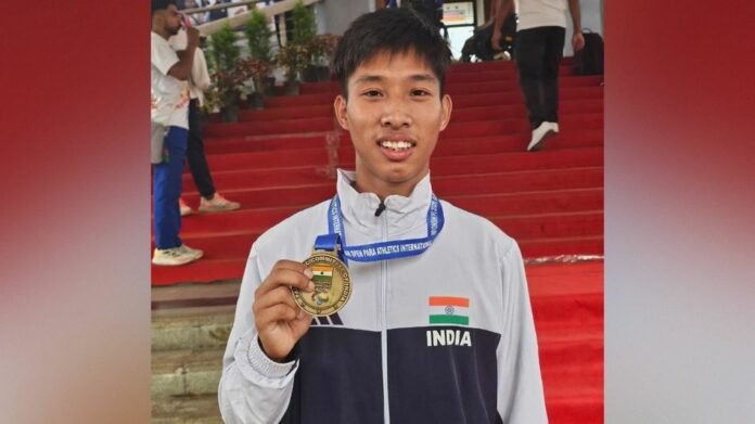 Arunachal Para-Athlete Tingong Wangpan Wins Gold, Sets National Record at Senior Championships