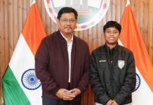 Conrad Sangma Hails Sanfida Nongrum After Historic Goal at AFC Women’s Asian Cup Conrad Sangma Hails Sanfida Nongrum After Historic Goal at AFC Women’s Asian Cup