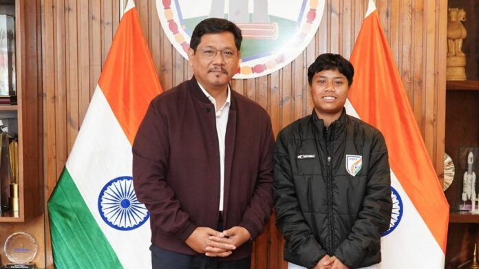 Conrad Sangma Hails Sanfida Nongrum After Historic Goal at AFC Women’s Asian Cup