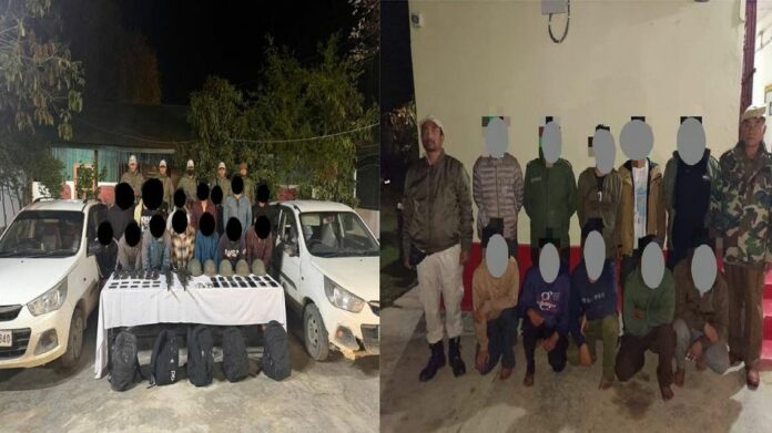 Manipur Crackdown: 26 Insurgent Cadres Arrested in Coordinated Operations Across State