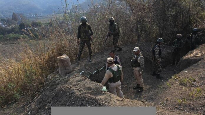 Manipur Crackdown: Six Illegal Bunkers Dismantled in Ukhrul’s Litan, Mongkot Chengpu Areas