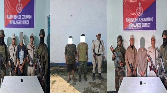 Manipur Crackdown: Arms Cache Seized, Multiple Insurgent Cadres Arrested Across Districts