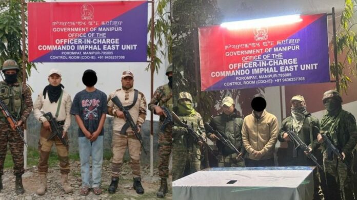 Three Militants Arrested in Manipur Operations, Arms and Explosives Seized