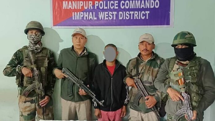 Manipur: Alleged KCP (PWG) Extortionist Arrested in Imphal West; Arms, IEDs Recovered Near Indo-Myanmar Border