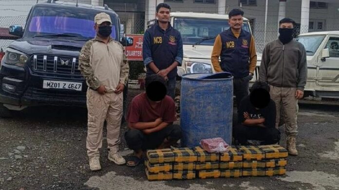 Manipur Anti-Drug Crackdown: Three Arrested, Heroin and Cannabis Seized in Twin Operations