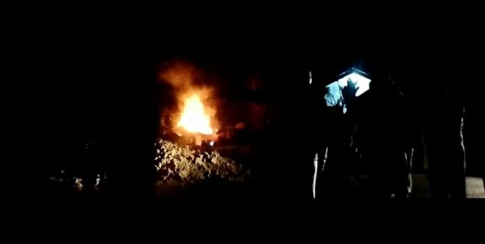 Lightning Strike Triggers Fire in Bihaguri, No Casualties Reported