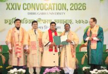 Assam Governor Attends 24th Convocation of Dibrugarh University