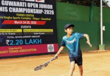 Kabir Deka Stuns Second Seed in Guwahati Open Jr. Tennis Championship