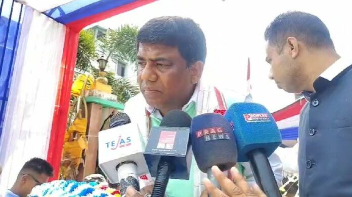 NDA Candidate Dharmeswar Roy Holds Massive Roadshow in Bajali Ahead of Polls