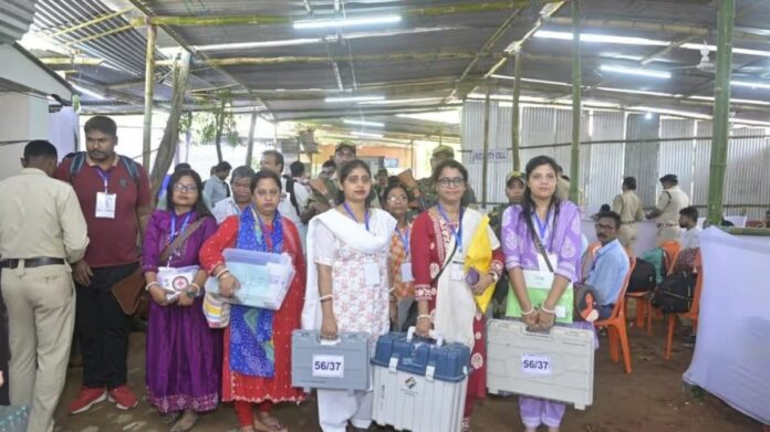 Polling Underway for Dharmanagar Bypoll in Tripura Amid Tight Security