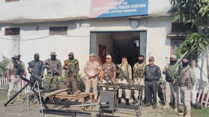 Security Forces Recover Arms, Explosives in Manipur’s Chandel, Foil Potential Militant Threat