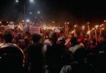 Clashes erupt during torch rally in Imphal as protests intensify over children’s deaths Clashes erupt during torch rally in Imphal as protests intensify over children’s deaths