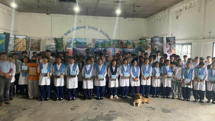 Over 330 Students in Arunachal’s Boleng Engage in River Conservation Exhibition Focused on Siang Project