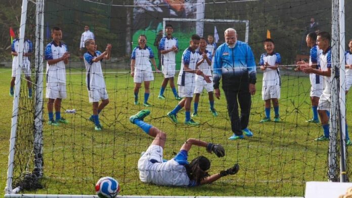 PM Modi Plays Football with Children in Gangtok, Launches Northeast Sports Push During Sikkim Visit