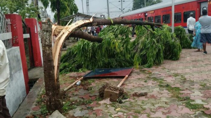 Red Alert Issued in Tripura as Severe Storms and Heavy Rain Intensify