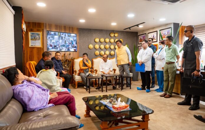 Manipur CM Visits Injured Woman After Deadly Rocket Attack, Vows Strict Action