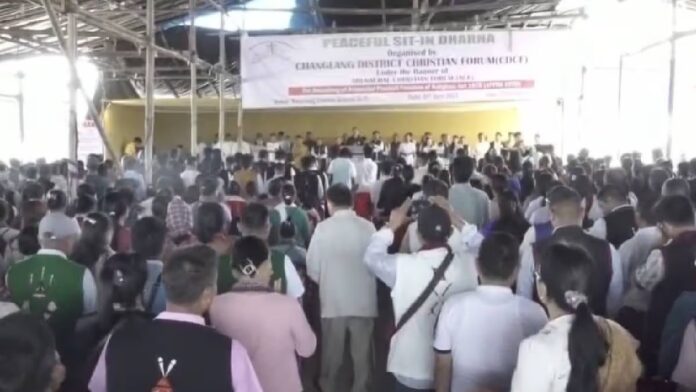 Protest in Arunachal’s Changlang Demands Repeal of APFRA 1978