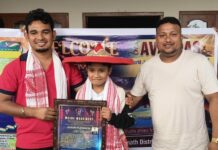 Jr. Wushu player Abhay Das receives rousing welcome