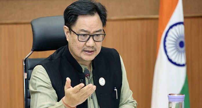 Kiren Rijiju Calls Women’s Reservation Bill ‘Historic’, Seeks Cross-Party Support in Parliament