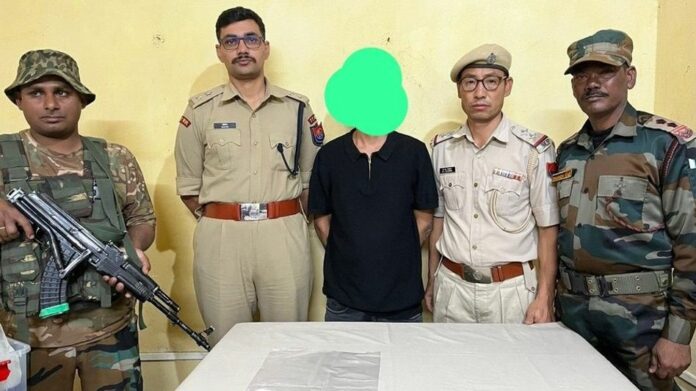 Manipur: Man Arrested in Senapati, Pistol and Ammunition Seized During Operation