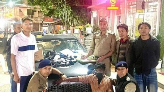 Drug Bust Near Ranipool Leads to Multiple Arrests, Police Personnel Among Accused