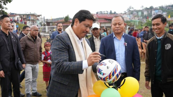 Meghalaya CM Inaugurates ₹3.57 Crore Umlyngka Indoor Stadium