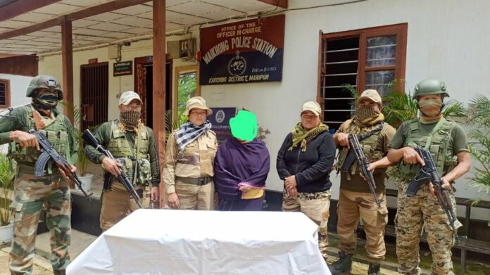 Woman Cadre of Banned PREPAK (Pro) Arrested in Manipur’s Kakching