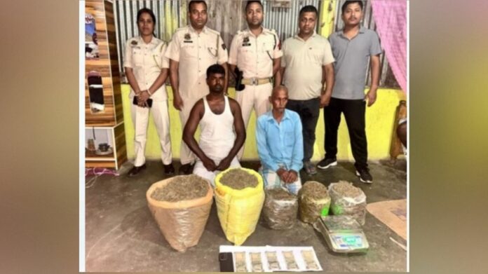 Two Held with Over 8 Kg Cannabis in Assam’s Kalgachia During Police Raid