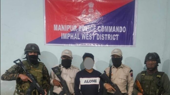 KYKL Cadre Arrested in Imphal East During Security Operation