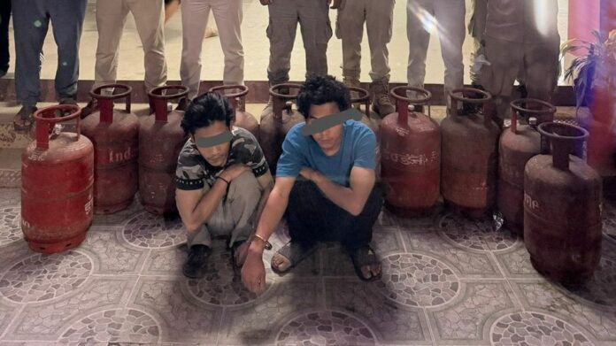 Itanagar Police Arrest Two in LPG Cylinder Theft Case, Recover 10 Stolen Cylinder
