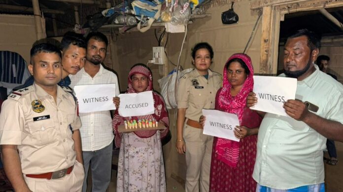 Woman Held With Suspected Heroin During Anti-Drug Operation in Assam’s Nagaon