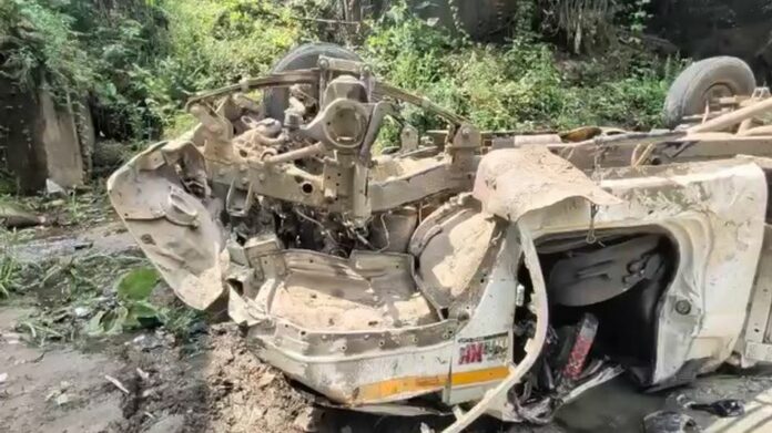 Driver Killed, Handyman Injured After Bolero Pickup Falls Off NH-27 in Dima Hasao