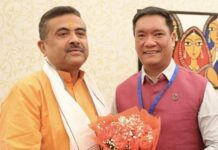 Pema Khandu Congratulates Suvendu Adhikari on Becoming West Bengal’s First BJP Chief Minister Pema Khandu Congratulates Suvendu Adhikari on Becoming West Bengal’s First BJP Chief Minister