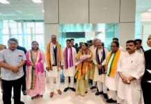 BJP Leaders Rekha Gupta and Brajesh Pathak Visit Tripura Sundari Temple During Northeast Outreach BJP Leaders Rekha Gupta and Brajesh Pathak Visit Tripura Sundari Temple During Northeast Outreach