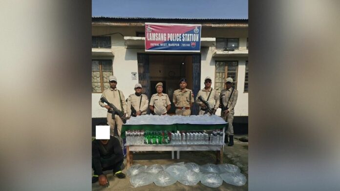 Manipur Police Arrest Man for Illegal Liquor Transportation, Seize 250 Litres of DIC Liquor