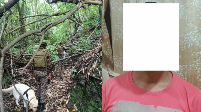 Search Operations Continue in Manipur’s Kangpokpi as Security Forces Intensify Efforts; PREPAK Cadre Arrested