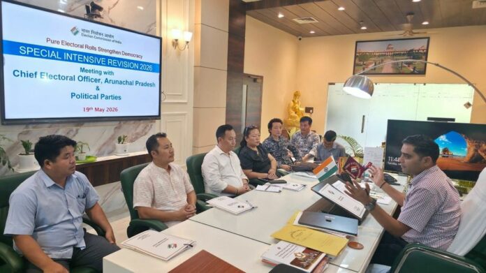 Arunachal CEO Urges Political Parties to Appoint Booth-Level Agents Ahead of Electoral Roll Revision