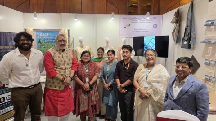 Tripura University Showcases Research at National ‘New Age Fibre’ Demonstration in New Delhi