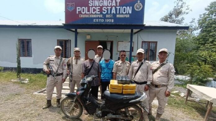 Manipur Police Arrest Four, Including Myanmar National, in Twin Anti-Drug Operations
