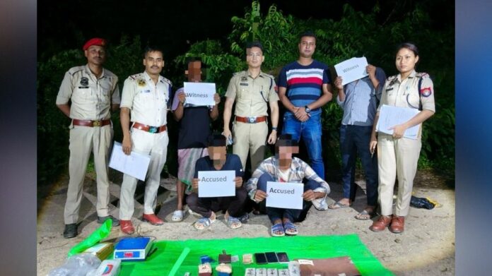Cachar Police Seize Heroin, 10,000 Yaba Tablets from Boat on Barak River